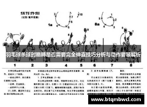 羽毛球杀球时胳膊是否需要完全伸直技巧分析与动作要领解析